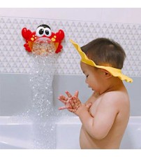 Baby Bath Toys Funny Cute Bubble Blowing Machine Bathtub Shower Soap Toy with Light Music Children Sound